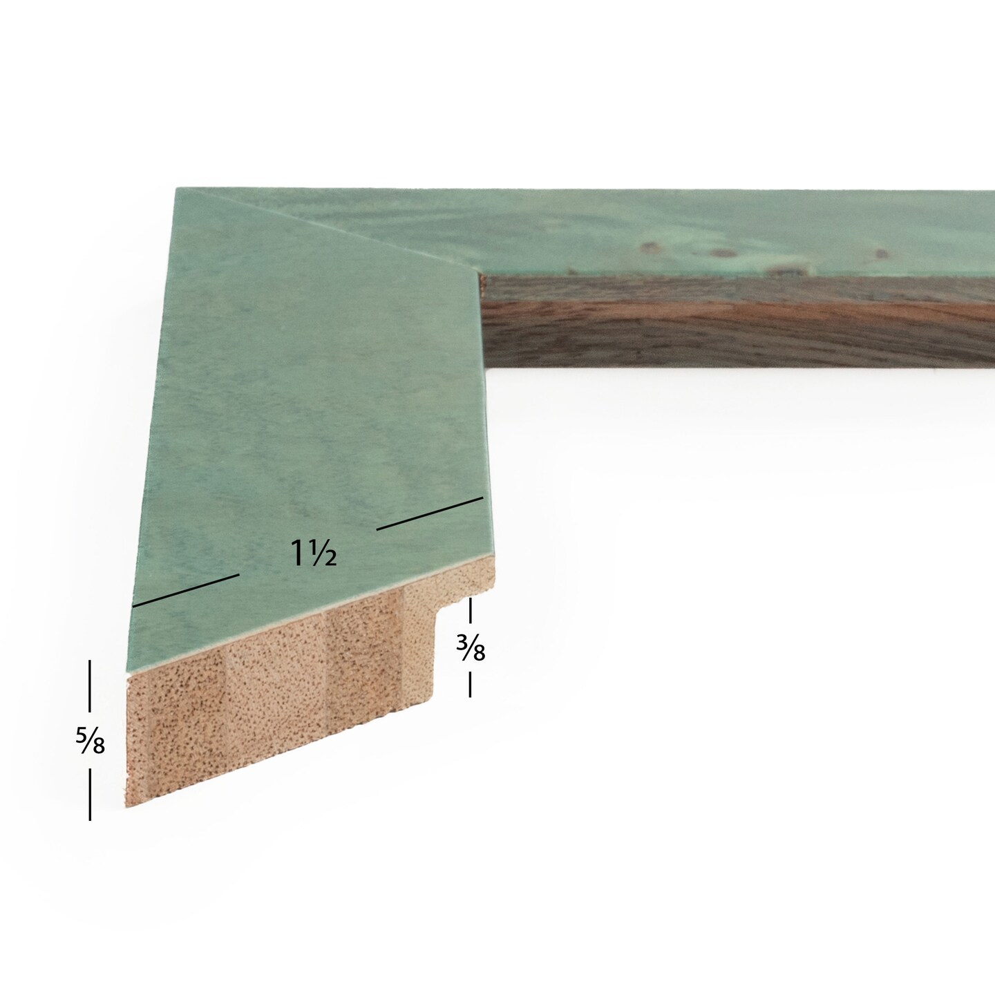 16x20 Innovations 1.5 Inch Wood Moulding, Wall Display Frame for Art, Posters, or Photos wallsthatspeak