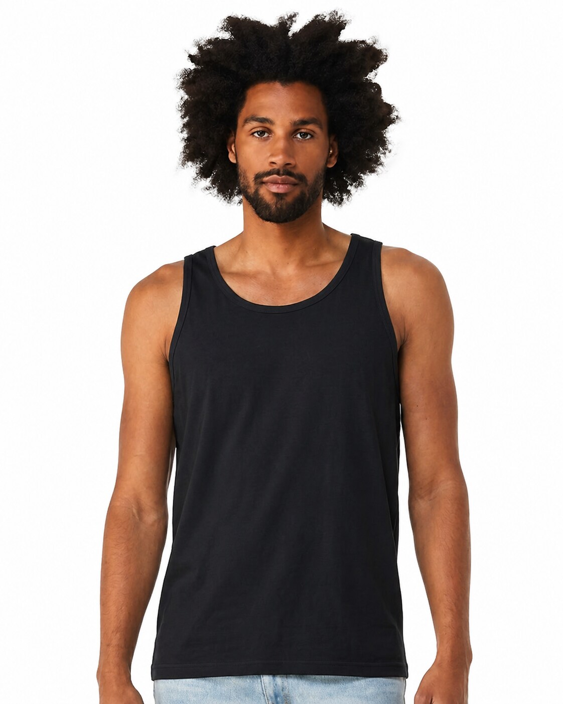 BELLA+CANVAS Unisex Sleeveless Crewneck Jersey Tank Top for Gym, Workout & Casual Activewear