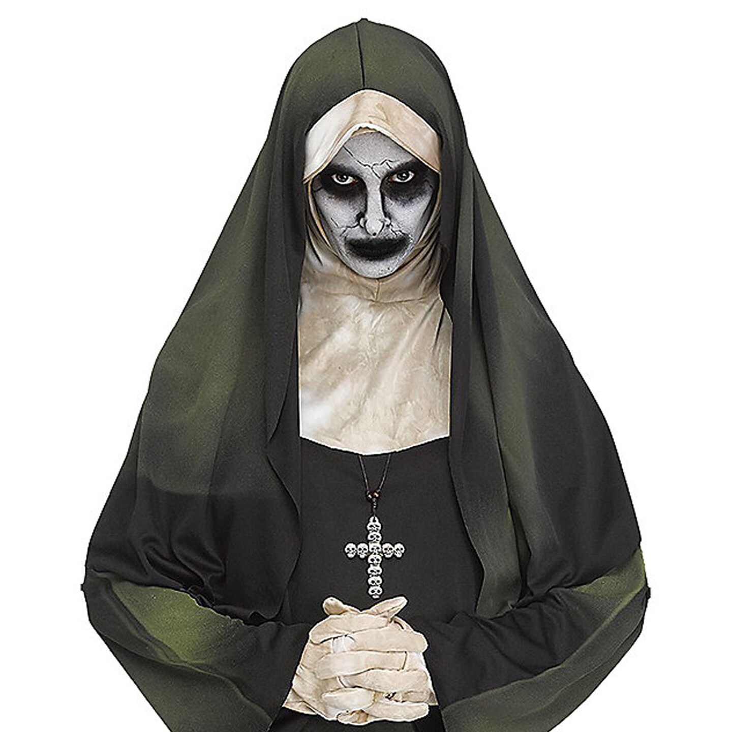 Possessed Postulant Adult Halloween Costume Spooky Nun Outfit
