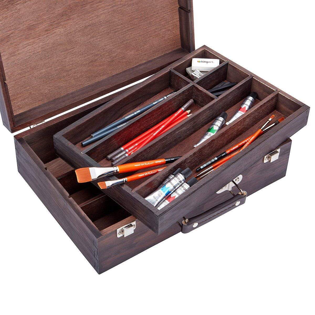 KINGART&#xAE; Wood Storage Box