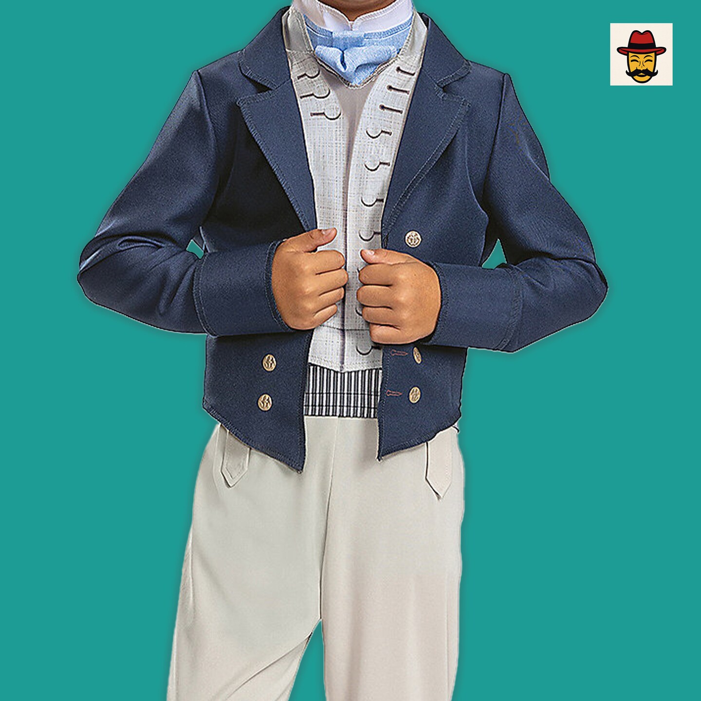 Kids Classic Little Mermaid Prince Eric Costume, One-Piece Jumpsuit Jacket