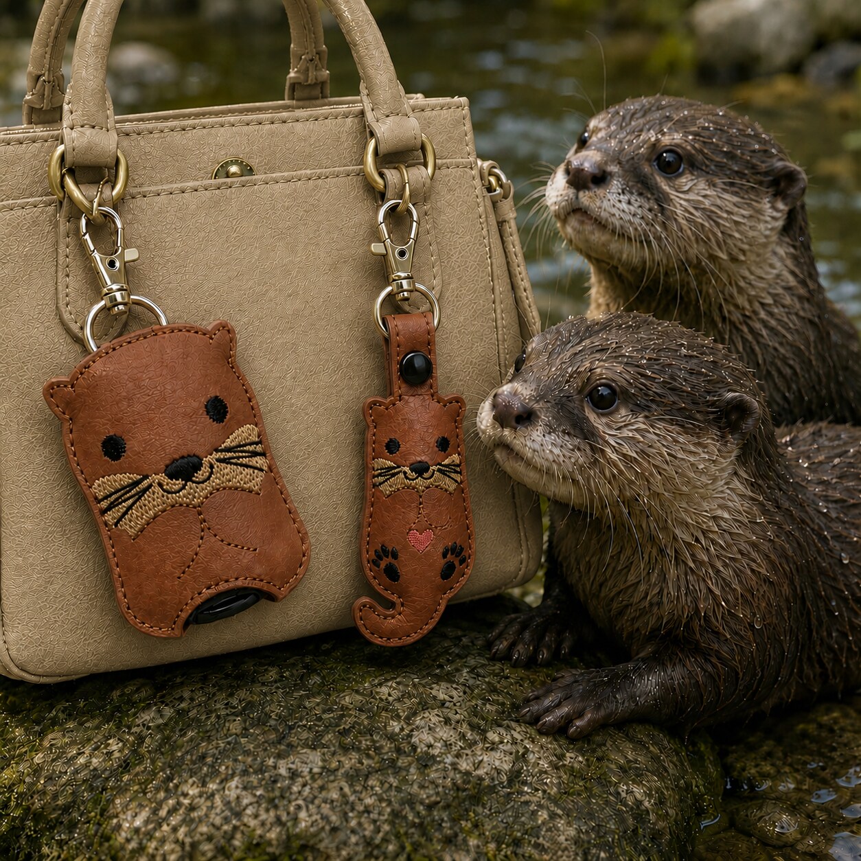 Otter Hand Sanitizer Holder and or Lip Balm Holder | MakerPlace by