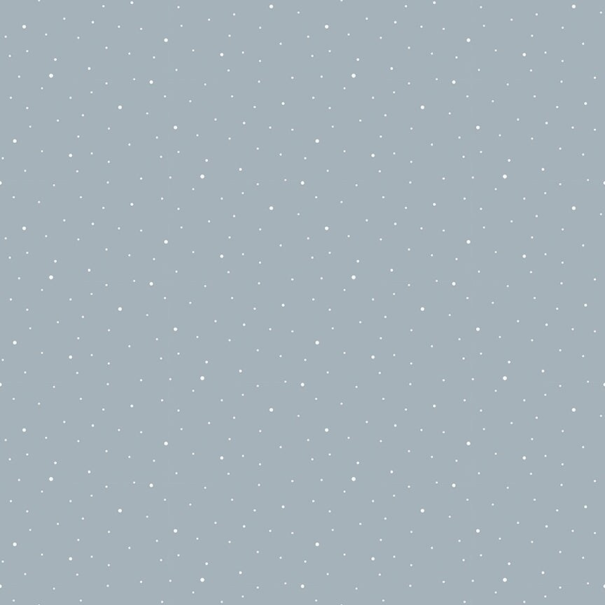 Fabric Riley Blake Silver Dapple Dot Designer Flannel by the Quarter Yard F17515-SILVER