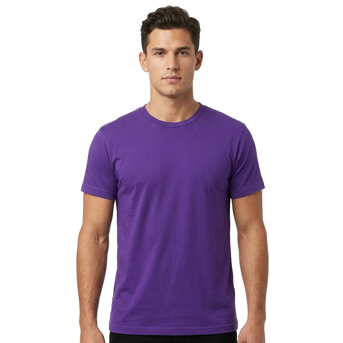 Tultex Fine Jersey Crewneck Short Sleeve T-Shirt with Smooth Print