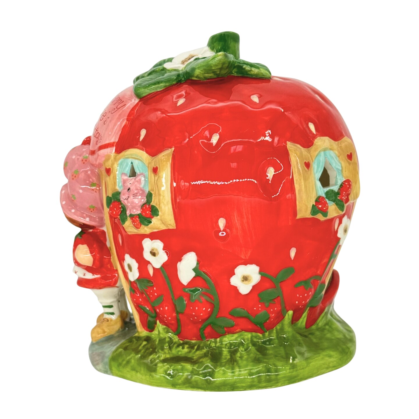 Blue Sky Clayworks: Strawberry Shortcake Berry Sweet Cottage Candle House