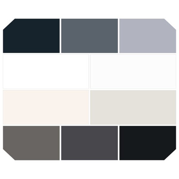 Designer Essential Solids 10&#x22; Square Pack (Layer Cake / 10&#x22; Charm) in Cloudy by Free Spirit for Free Spirit (FB610DE.CLOUDY)