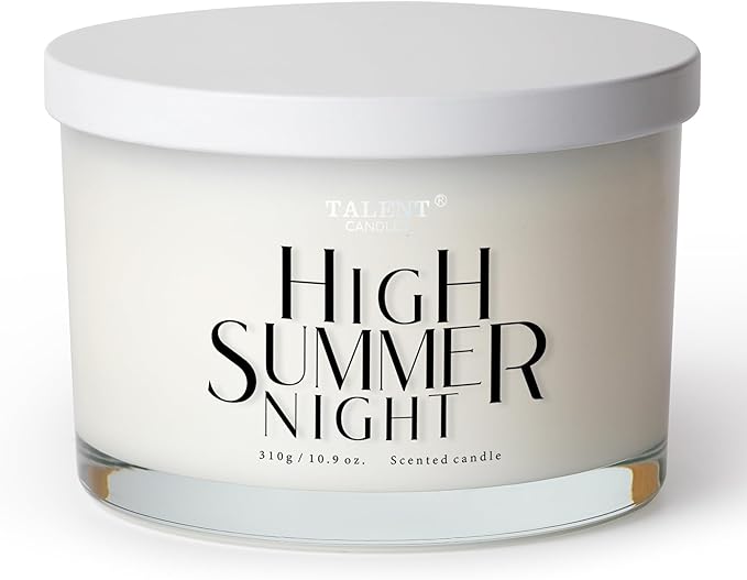 3-Wick Large Scented Soy Candle for Home – Natural Wax Aromatherapy Jar Candle – Long-Lasting Relaxing Fragrance – Aesthetic Home Decor Gift for Women & Men