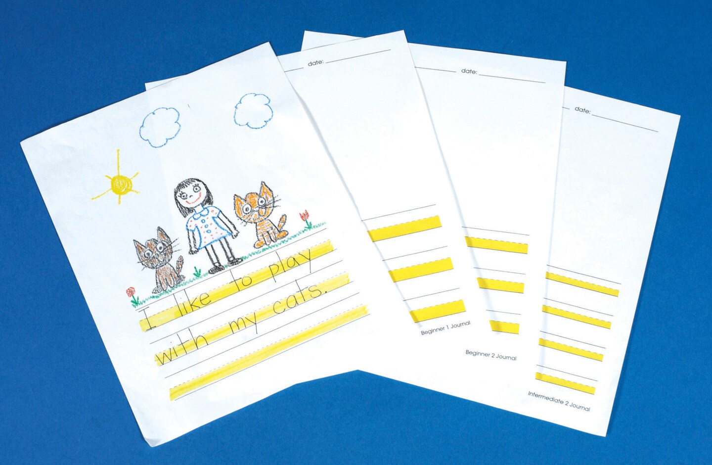 Abilitations Hi-Write Intermediate Journal Paper, Level 1, 8-1/2 x 11 Inches, 100 Sheets