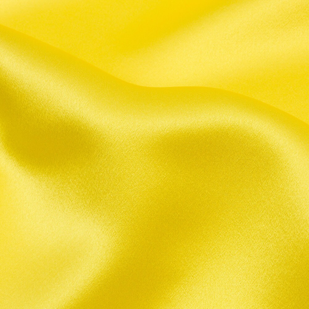 1 Yard Buttercup Yellow Silk Charmeuse High Quality Fabric 44" Wide for Evening & Formal Wear