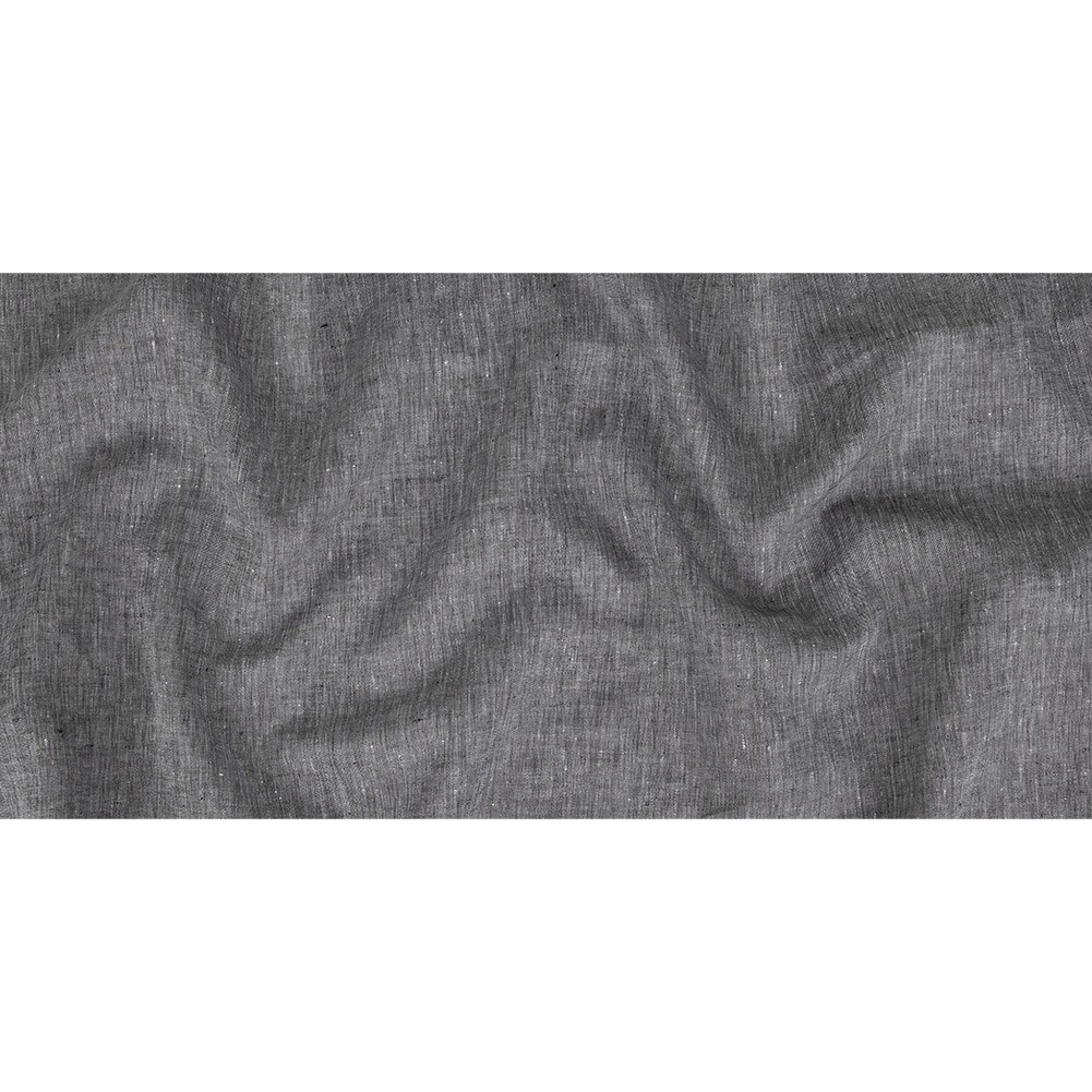 1 Yard Lightweight Linen Chambray Heathered Lilac Breeze Fabric
