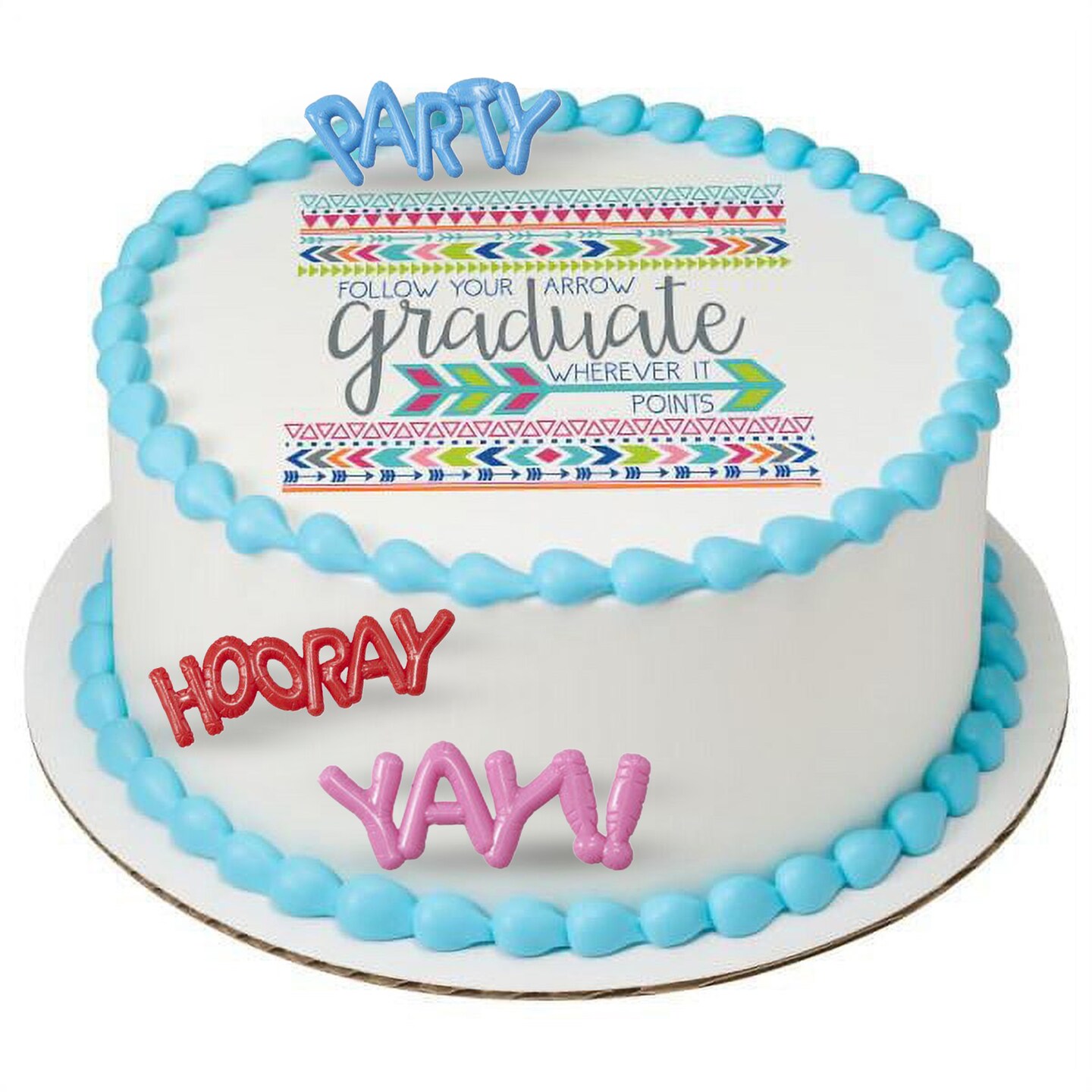 24 Count Balloon Cupcake Toppers for Birthday Party Colorful Celebration Decorations Plastic