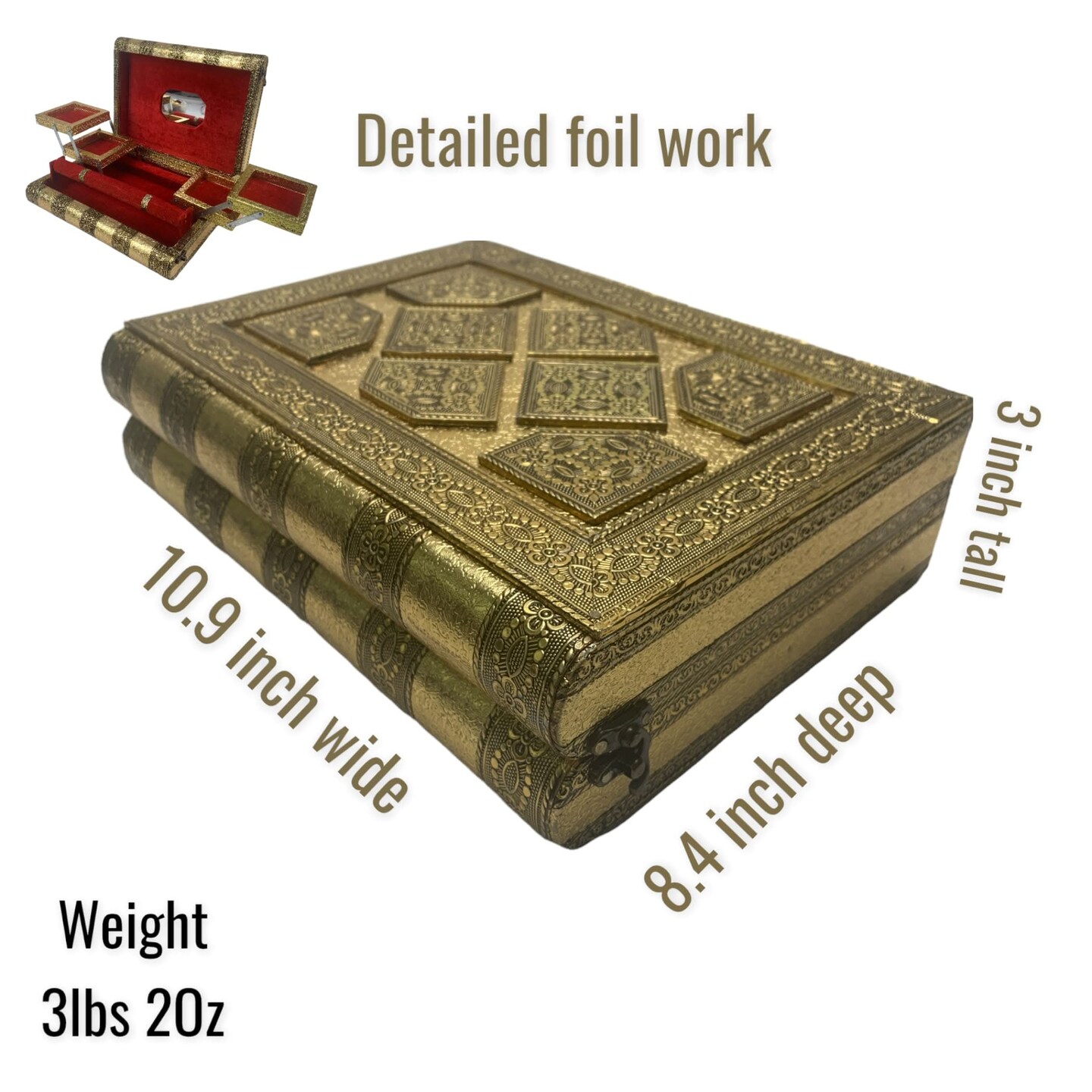 Jewelry Box, Bangle Box, Indian Pakistani Arab Wedding, Dulhan Gift, Vanity Box, Bridemaid Jewllary Box