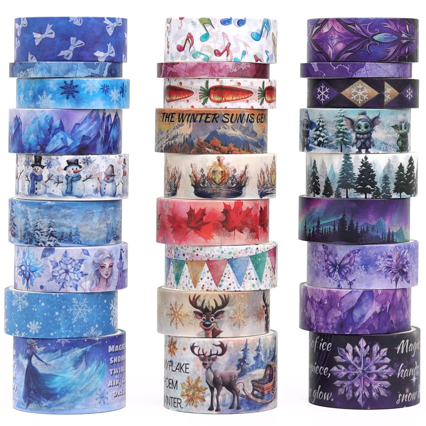 Christmas Washi Tape Set - 27 Rolls