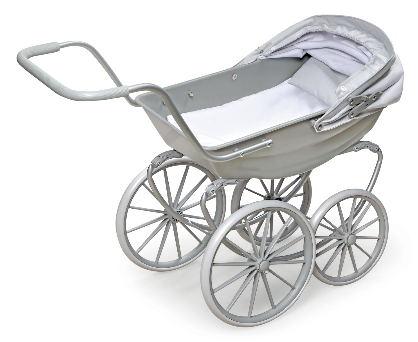 Badger Basket London Doll Pram - Executive Gray