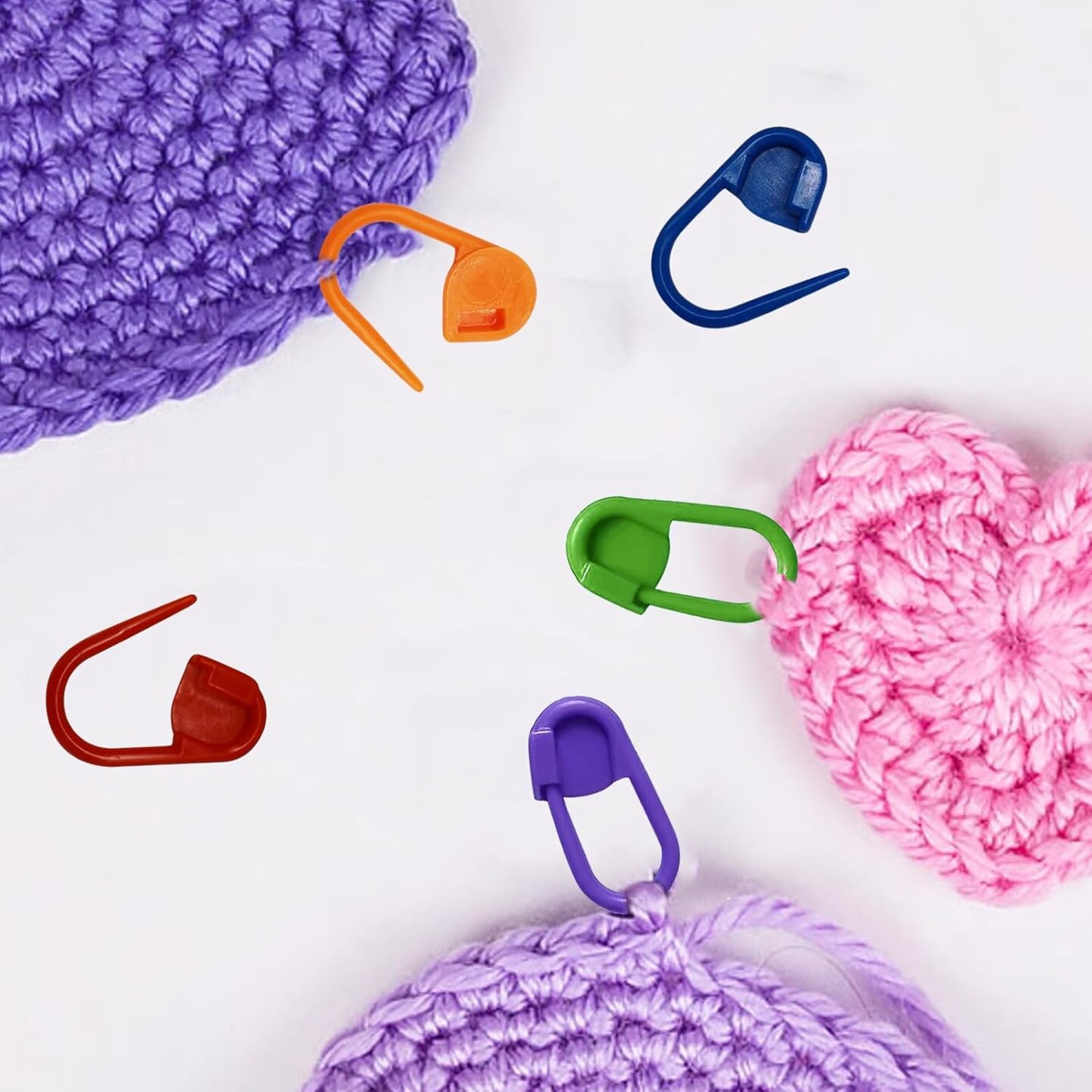 180PCS Knitting Crochet Locking Stitch Markers