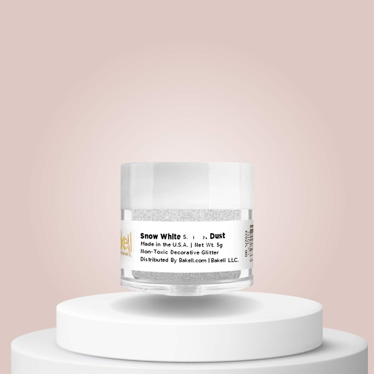 Super White Snow White Disco Dust 5 Grams Extra Fine Non Toxic Cake Glitter