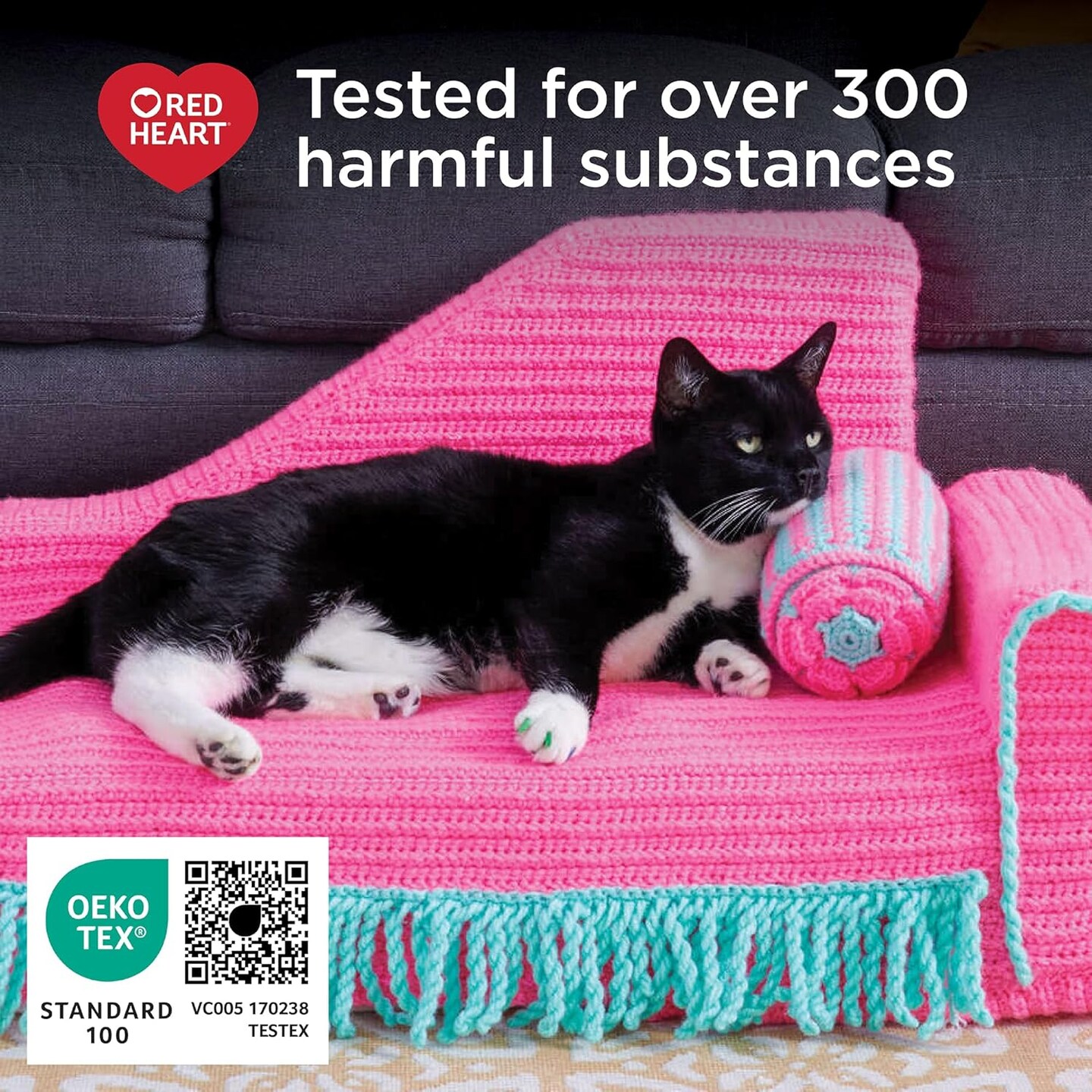 Super Saver Purple Tones Yarn - 3 Pack of 141g/5oz - Acrylic - 4 Medium (Worsted) - 364 Yards - Knitting/Crochet