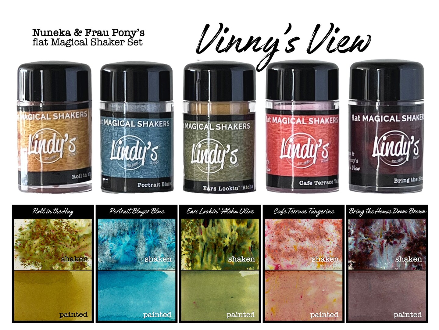 Lindy's Stamp Gang Magical Shaker 2.0 Set 15/PKg-Painter's Palette