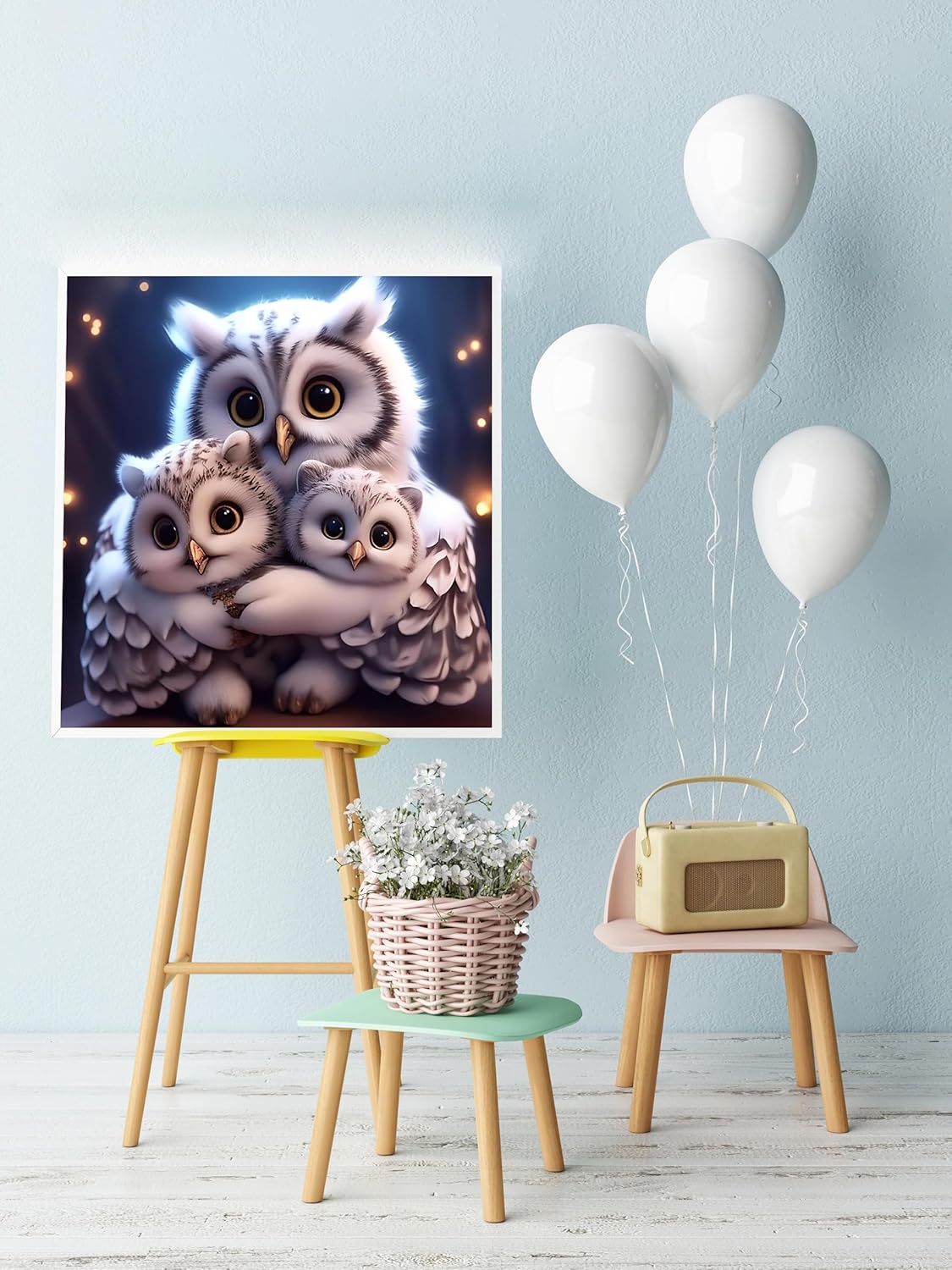 5D Diamond Painting Kits - DIY Owl Diamond Art