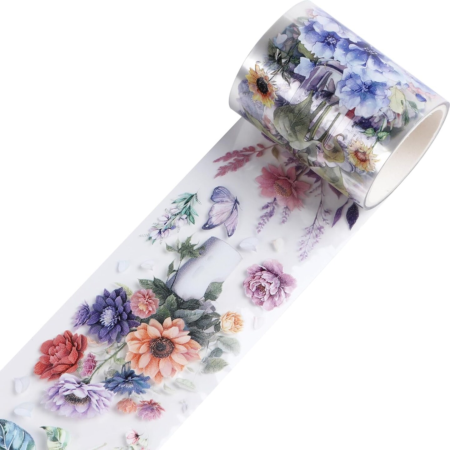 Aesthetic Washi Tapes - Flower Decorative Tapes