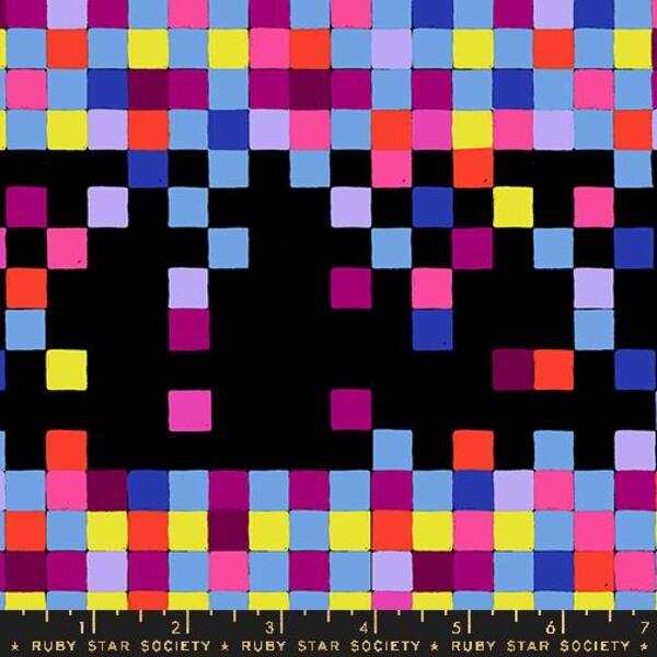 Pixels in Black (rs2117 19) | Glow Garden | Sarah Watts | Ruby Star Society