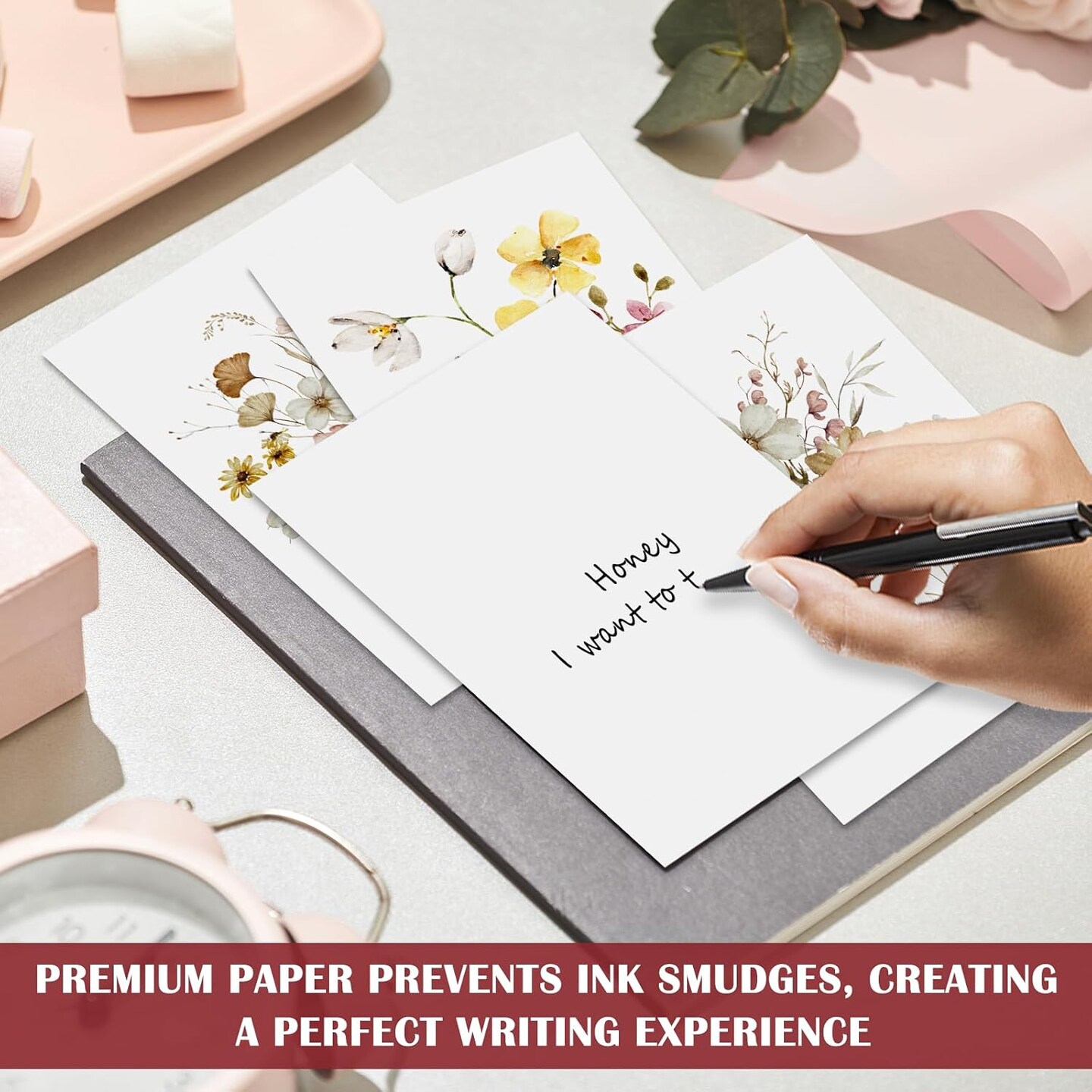 Blank Greeting Cards 4x6,30 Pack 6 Assorted