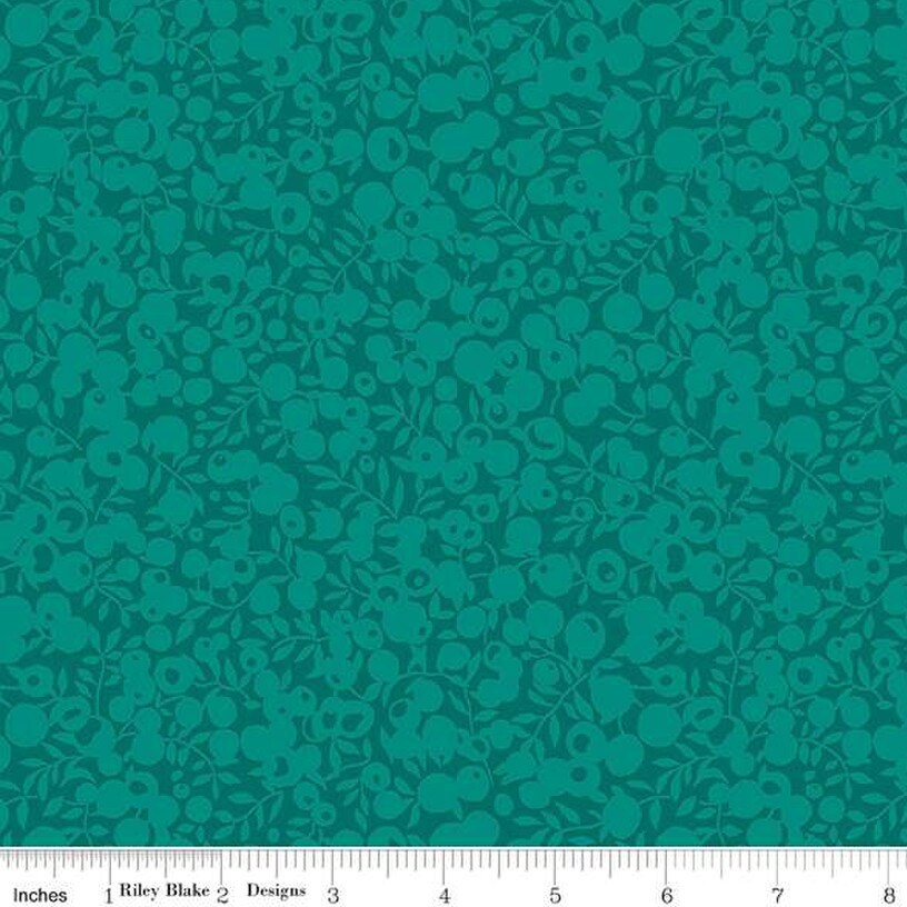 Wiltshire Shadow in Peacock Feather (01666554a) | Wiltshire Shadow | Liberty Fabrics | Riley Blake