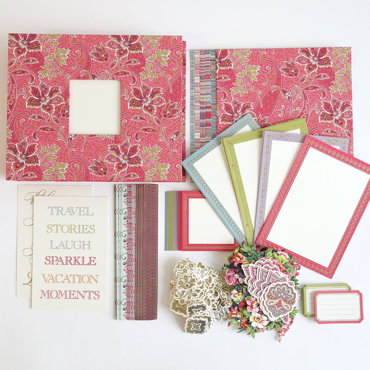 Simply Paisley Mini Album and Materials