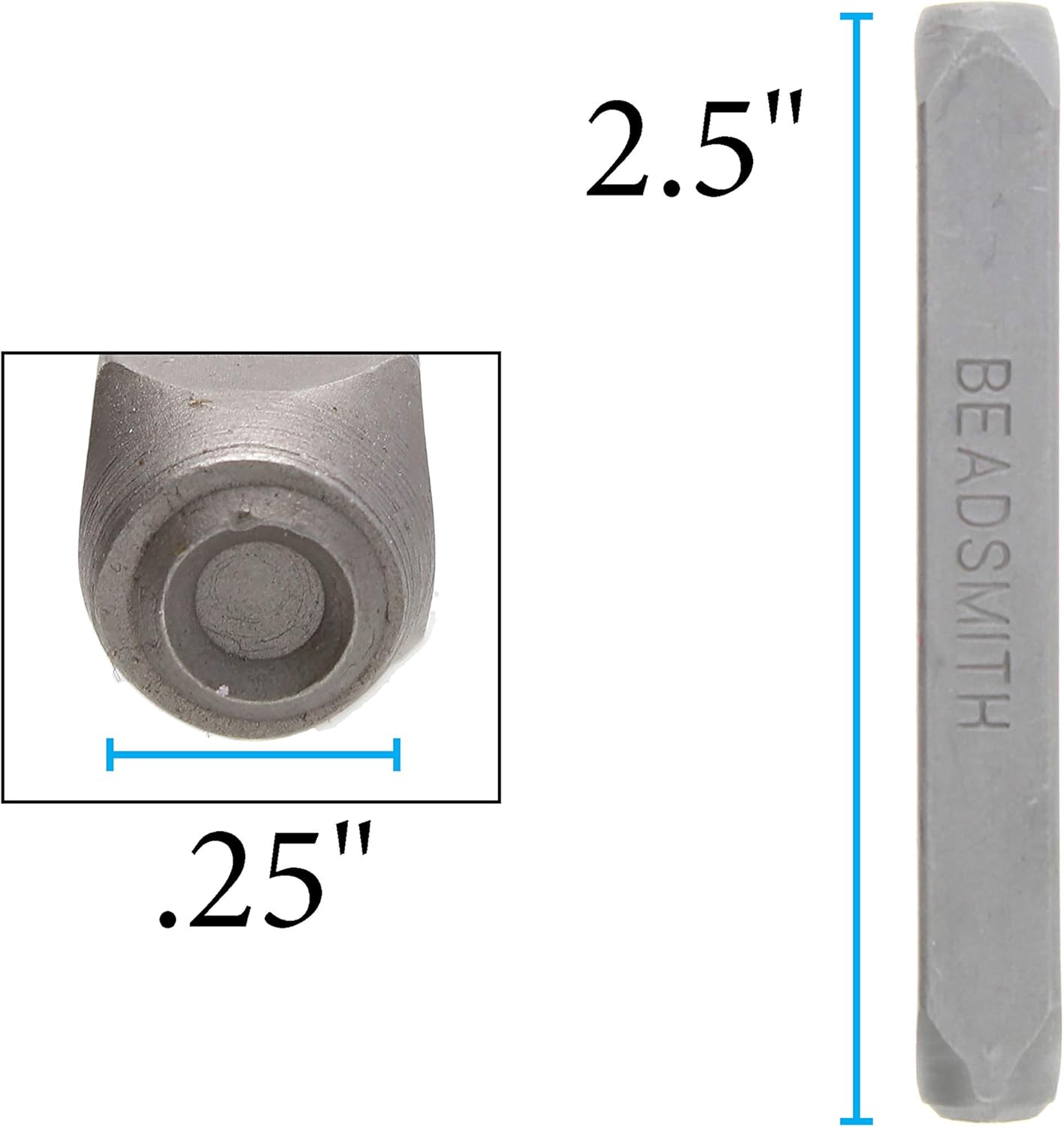 The Beadsmith Steel Design Stamps - Jewelry Stamping Tools, Eagle Design, 2.25 Inches w/ 6 mm Base