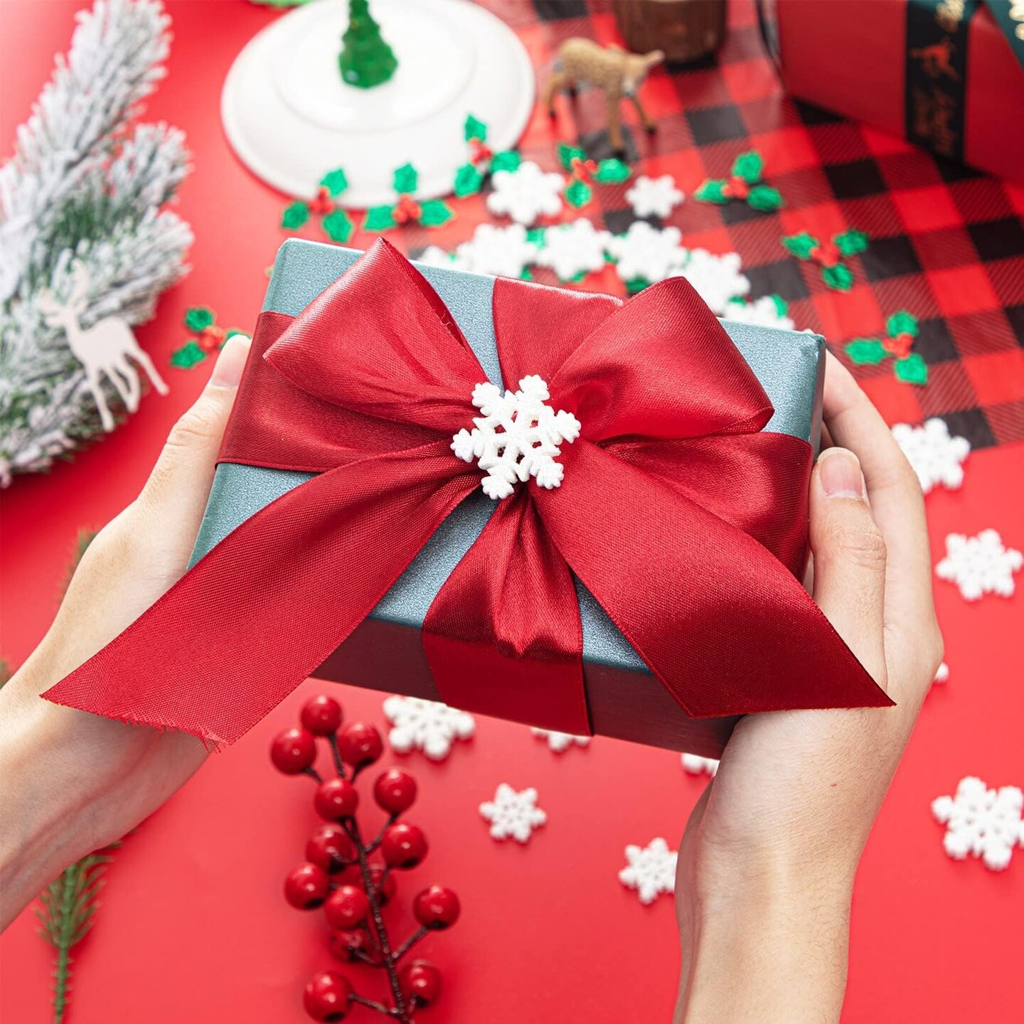 160PCS Mini/Small/Miniature Christmas Decorations