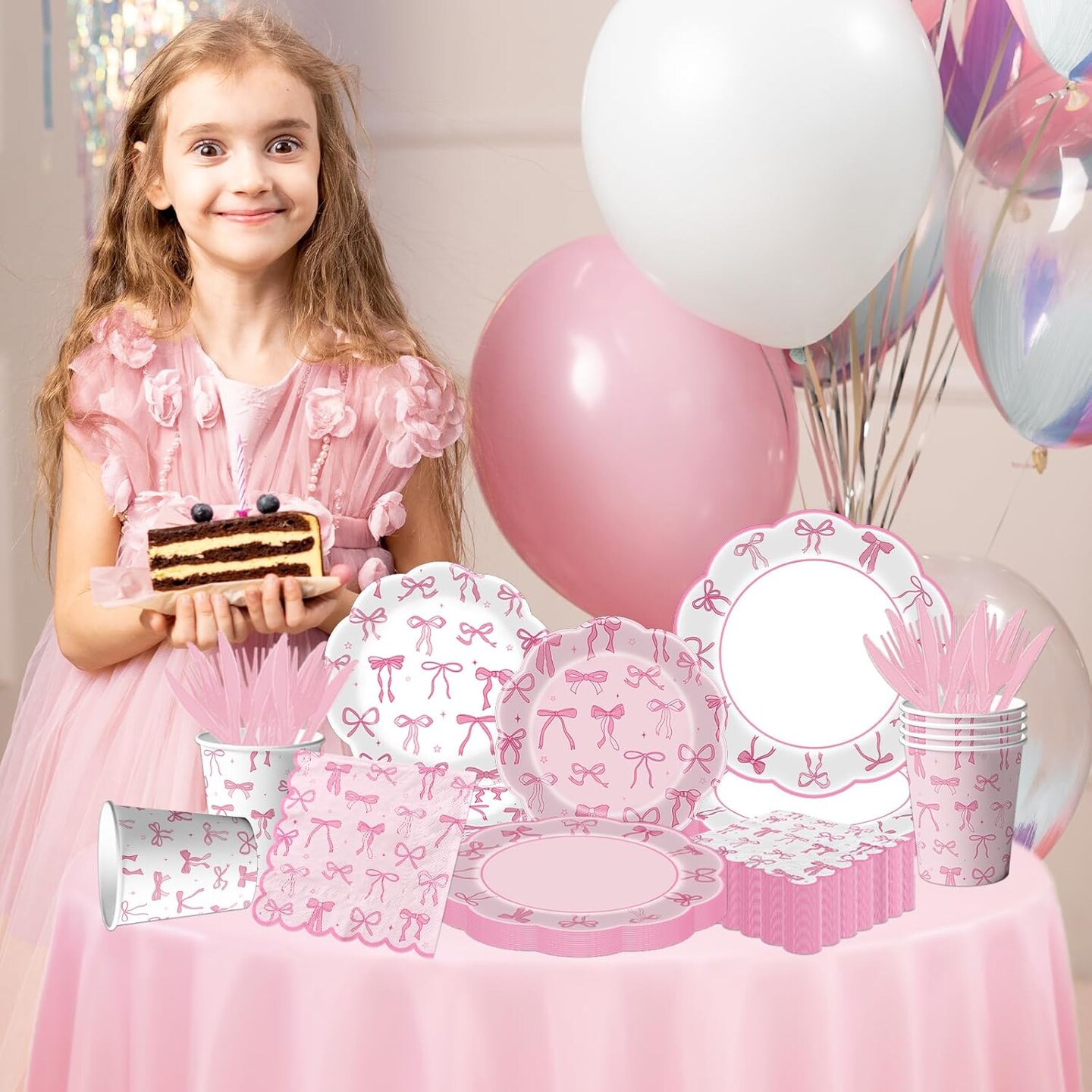 25 - Coquette Plates and Napkins Party Supplies