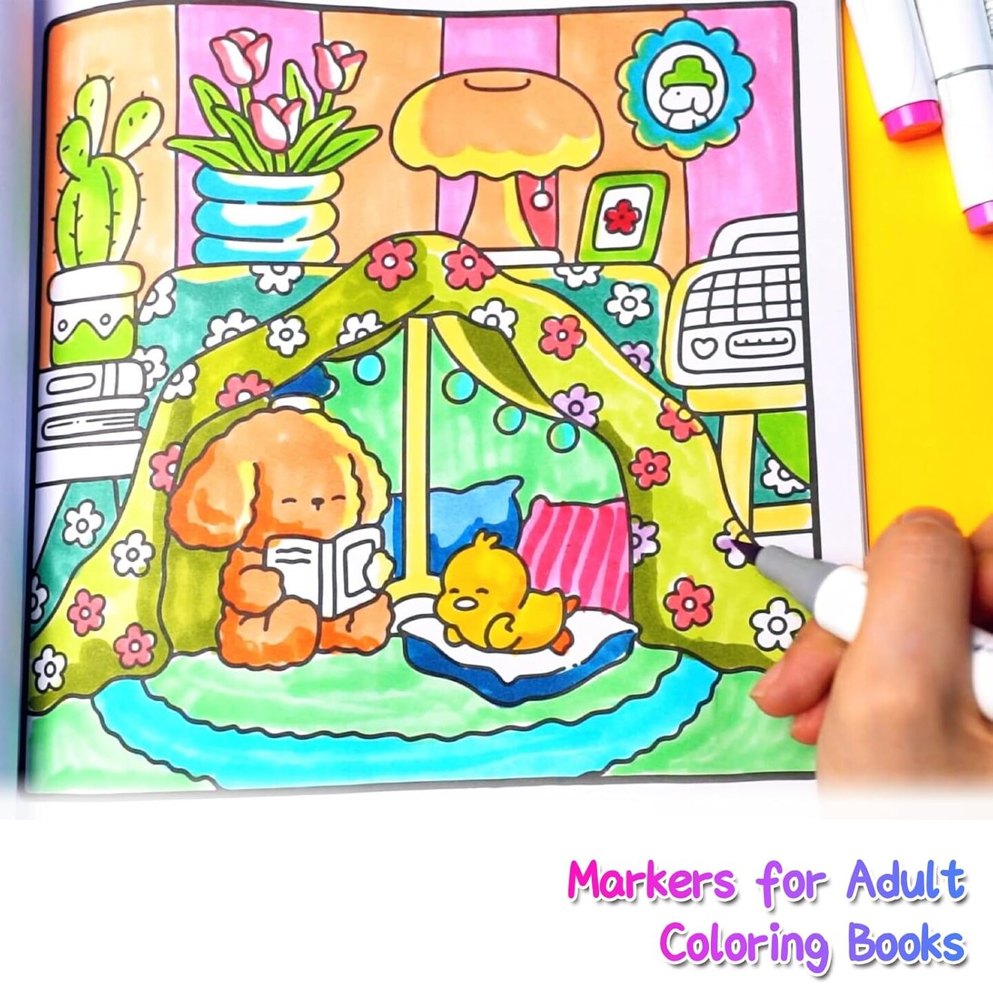 49 Colors - Alcohol Markers Brush Tip &#x26; Chisel Tip