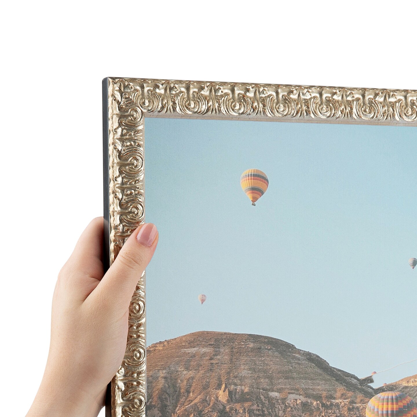 ArtToFrames 16x16 Inch Picture Frame, This 1.00 Inch Custom Wood Poster Frame is Available in Multiple Colors, Great for Your Art or Photos - Comes with Regular Glass and Corrugated Backing (A72LS)