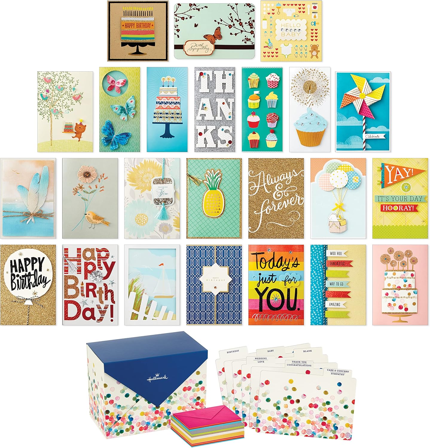 All Occasion Handmade Boxed Set of Assorted Greeting Cards
