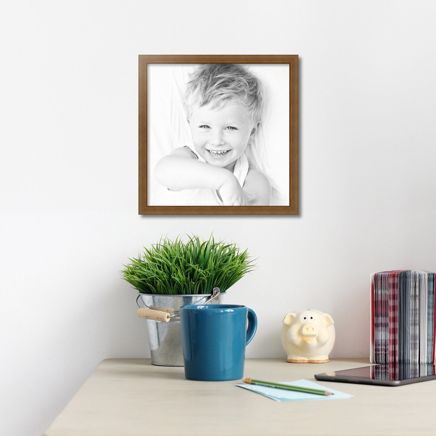 ArtToFrames 20x20 Inch Picture Frame, This 1.25 Inch Custom Wood Poster Frame is Available in Multiple Colors, Great for Your Art or Photos - Comes with Economy Acrylic and Corrugated Backing (A101OS)