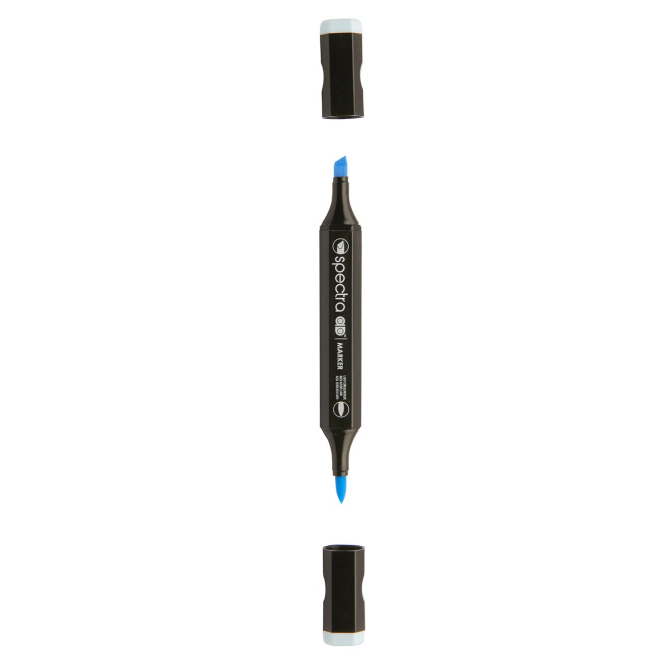 Spectra AD Marker, Tri-Nib & Brush Dual-Tip, Blue Color Family