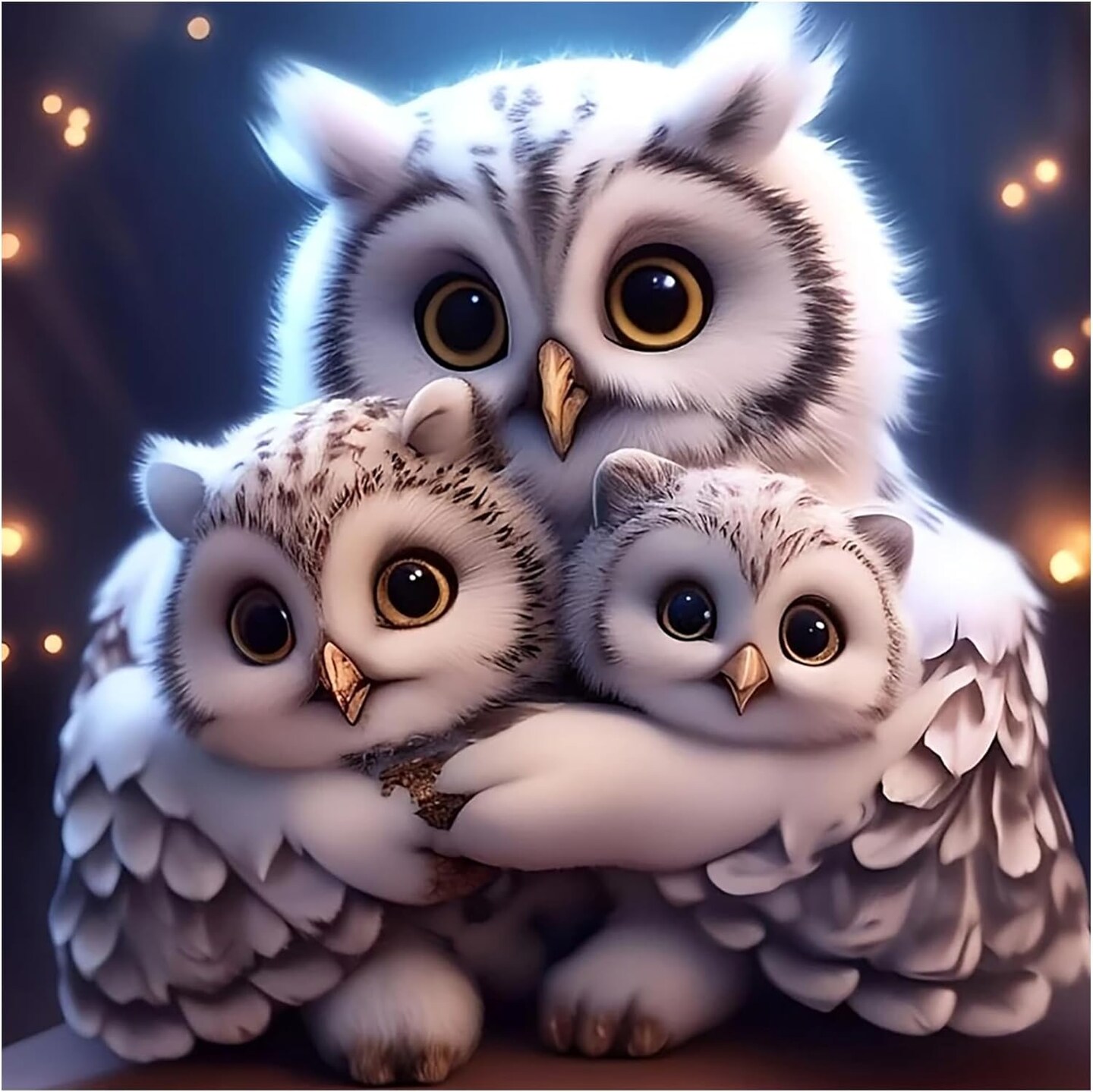 5D Diamond Painting Kits - DIY Owl Diamond Art