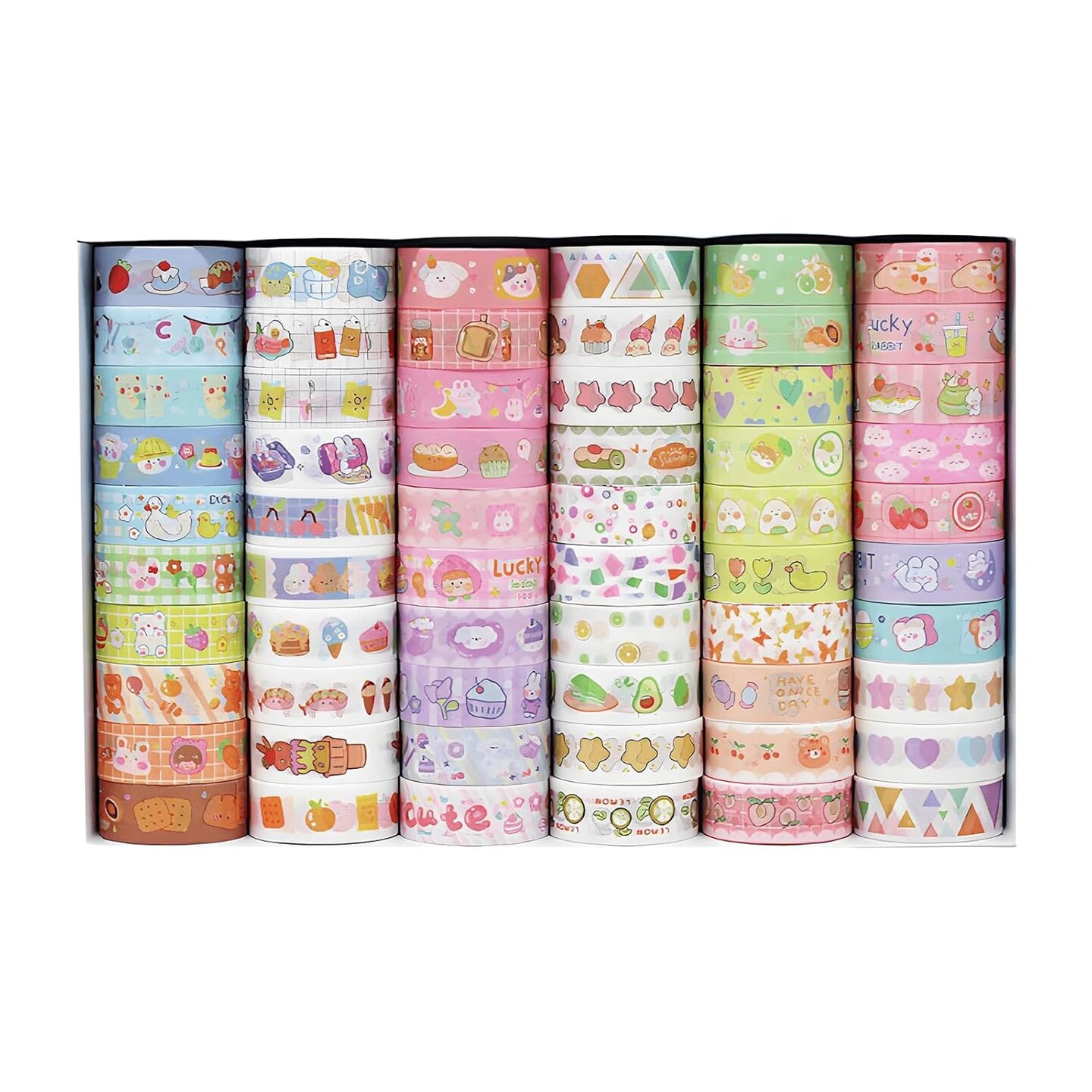 60 Rolls - Decorative Washi Tape Set