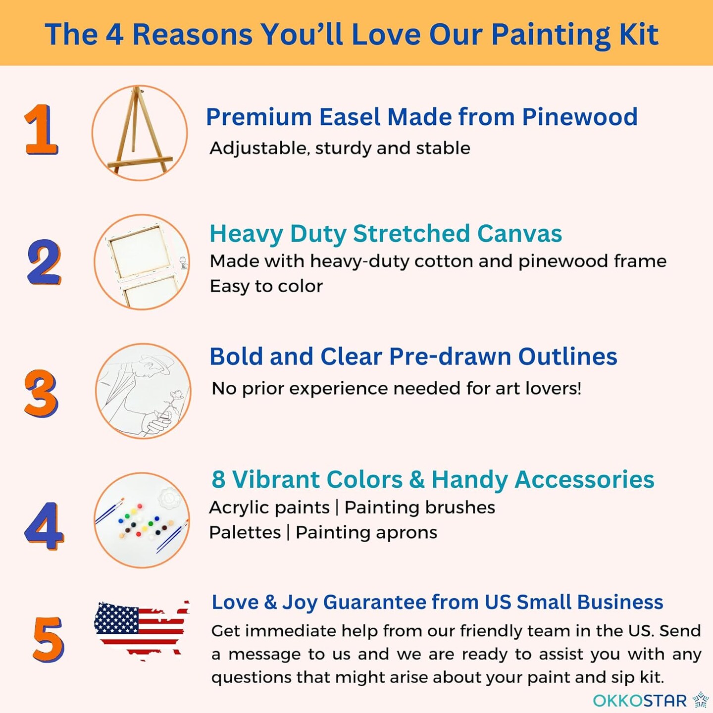 Paint and Sip Kit for Adults