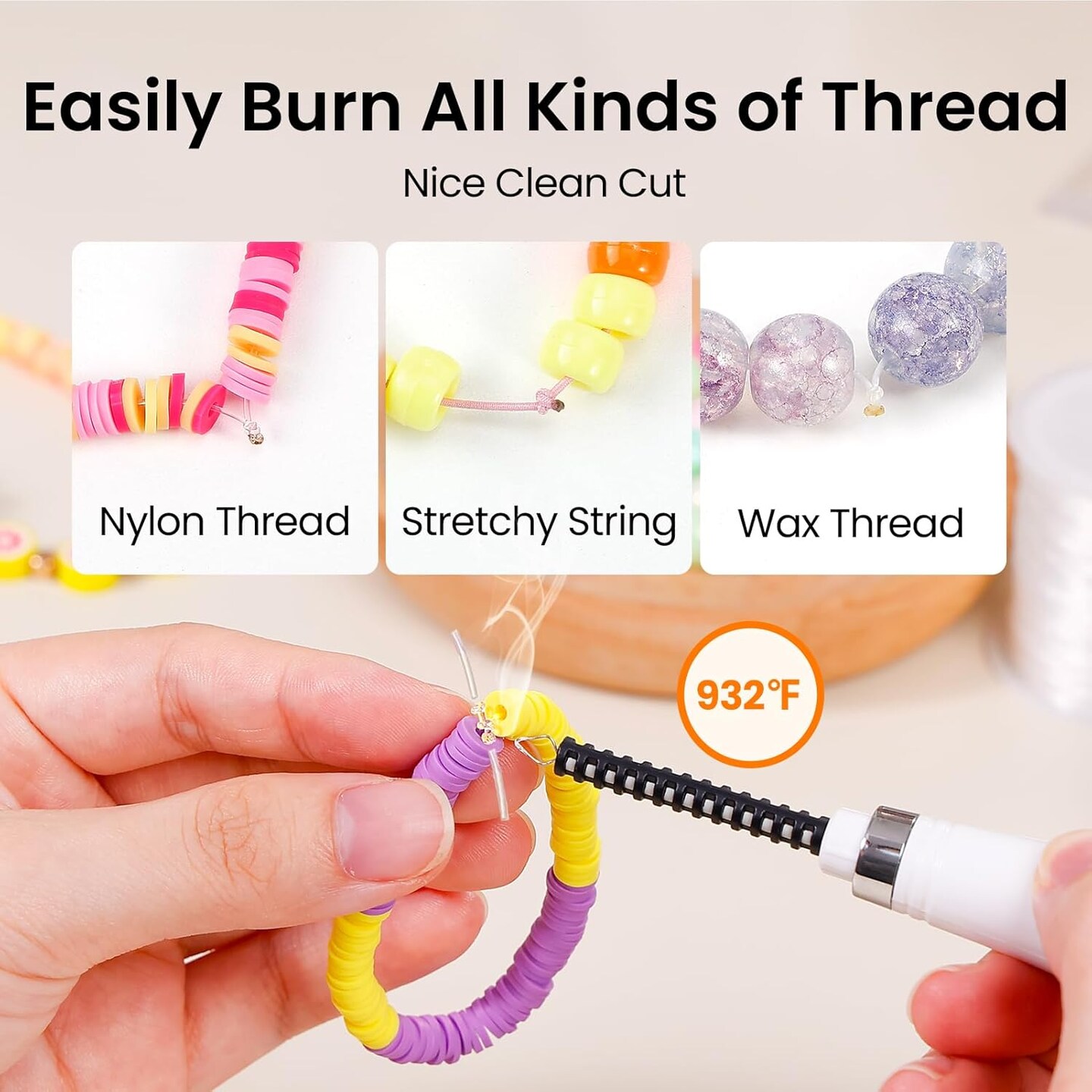 Thread Burner for Beading Weaving