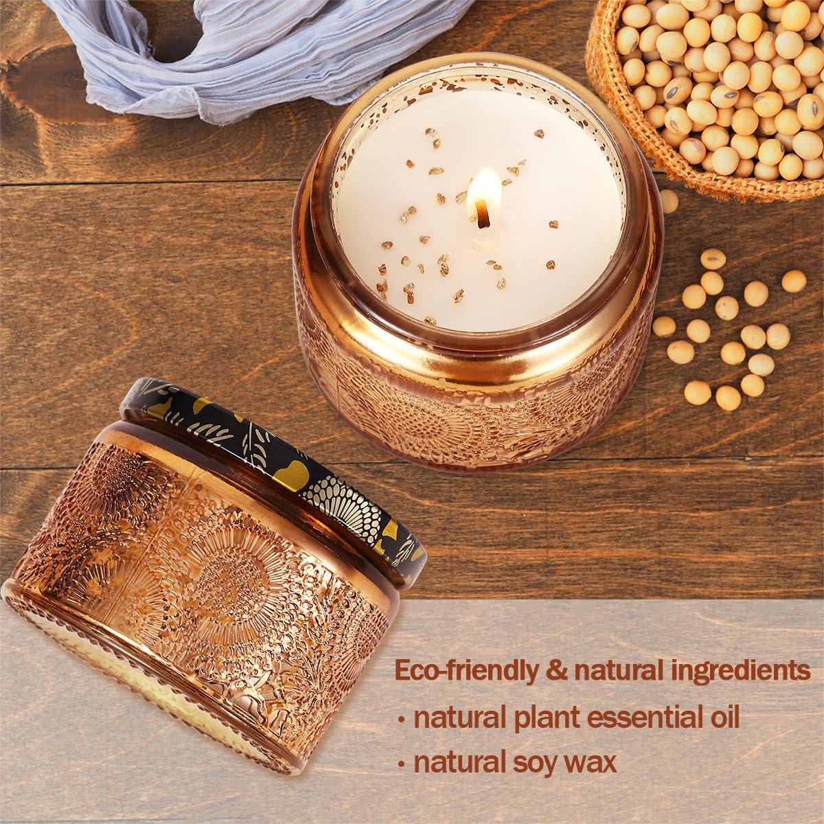 Christmas Scented Candles (Snowflake)