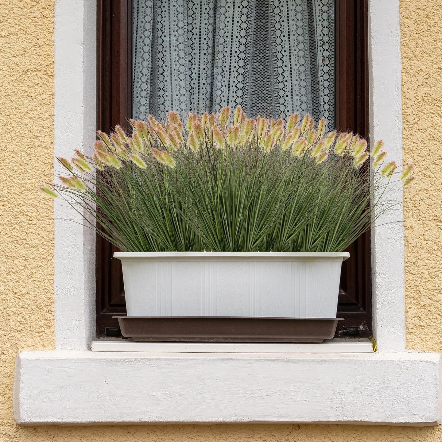 Wheatgrass Cattails Fake Grass Decorations