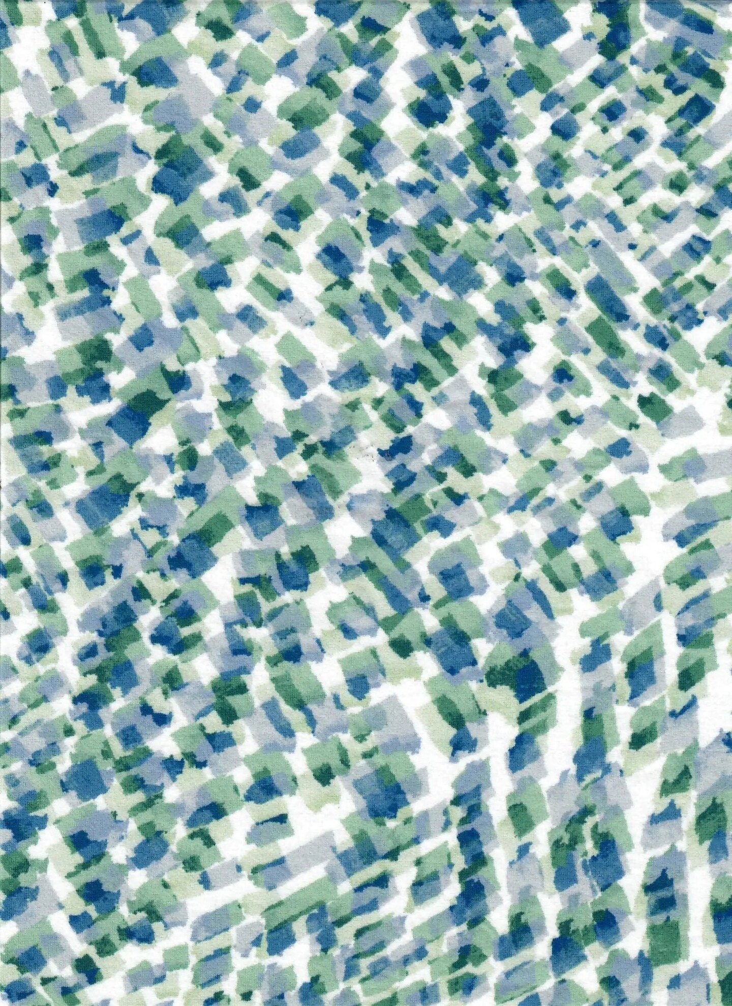 1 Yard Polyester Spandex 170 GSM DTY Brushed Abstract Digital Print Fabric Soft 58/60&#x22; Width