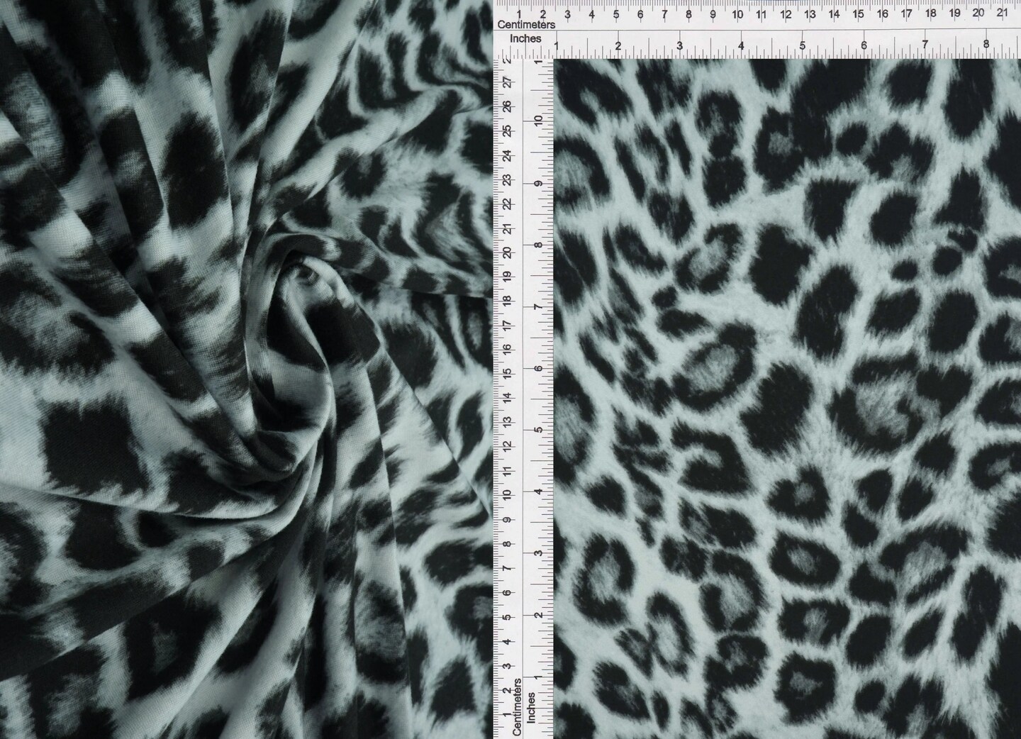 1 Yard DTY Brushed Animal Print Knit Soft Stretch Fabric 58/60 Inches Wide
