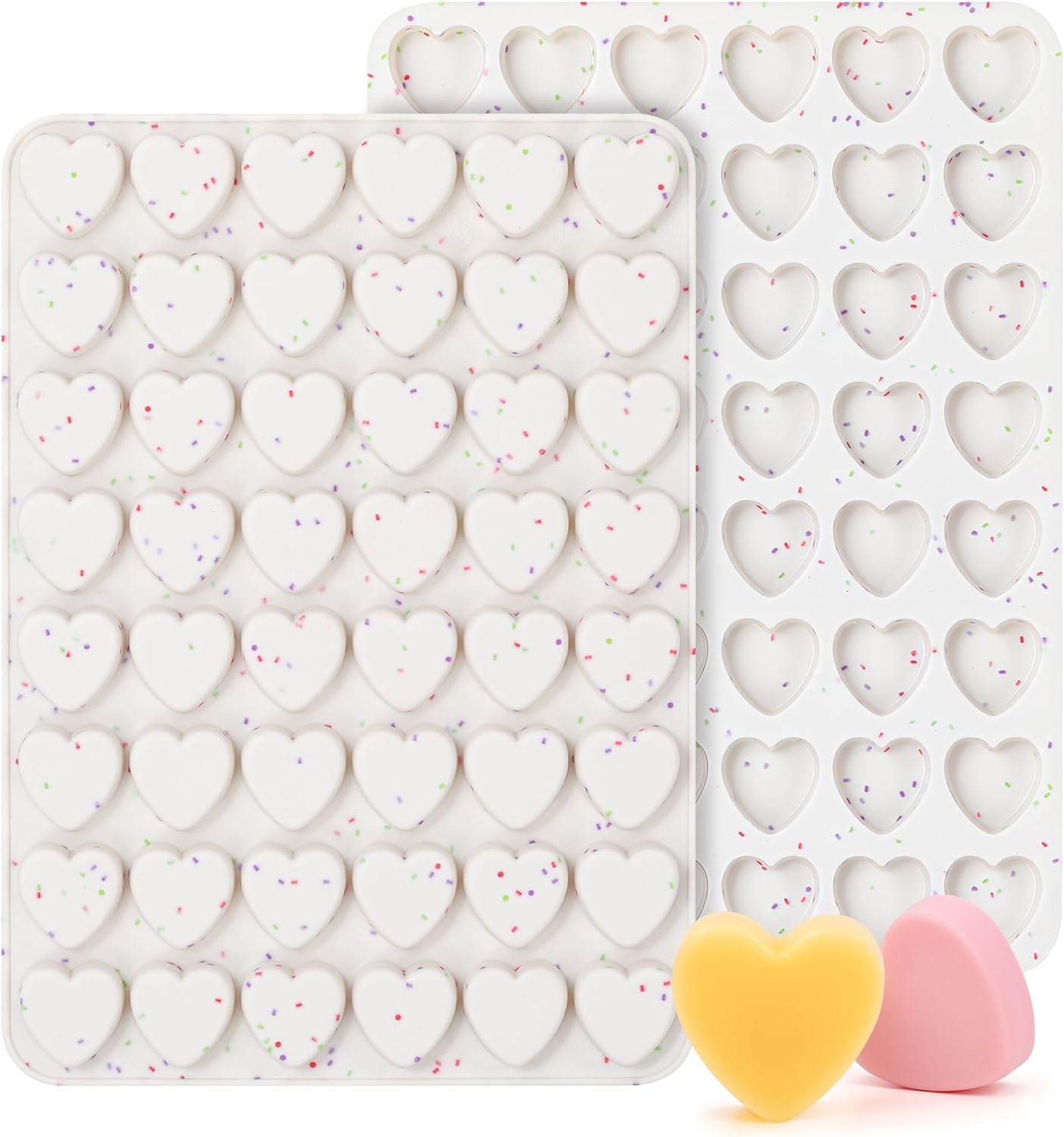 1 Inch Mini Heart Shaped Silicone Molds