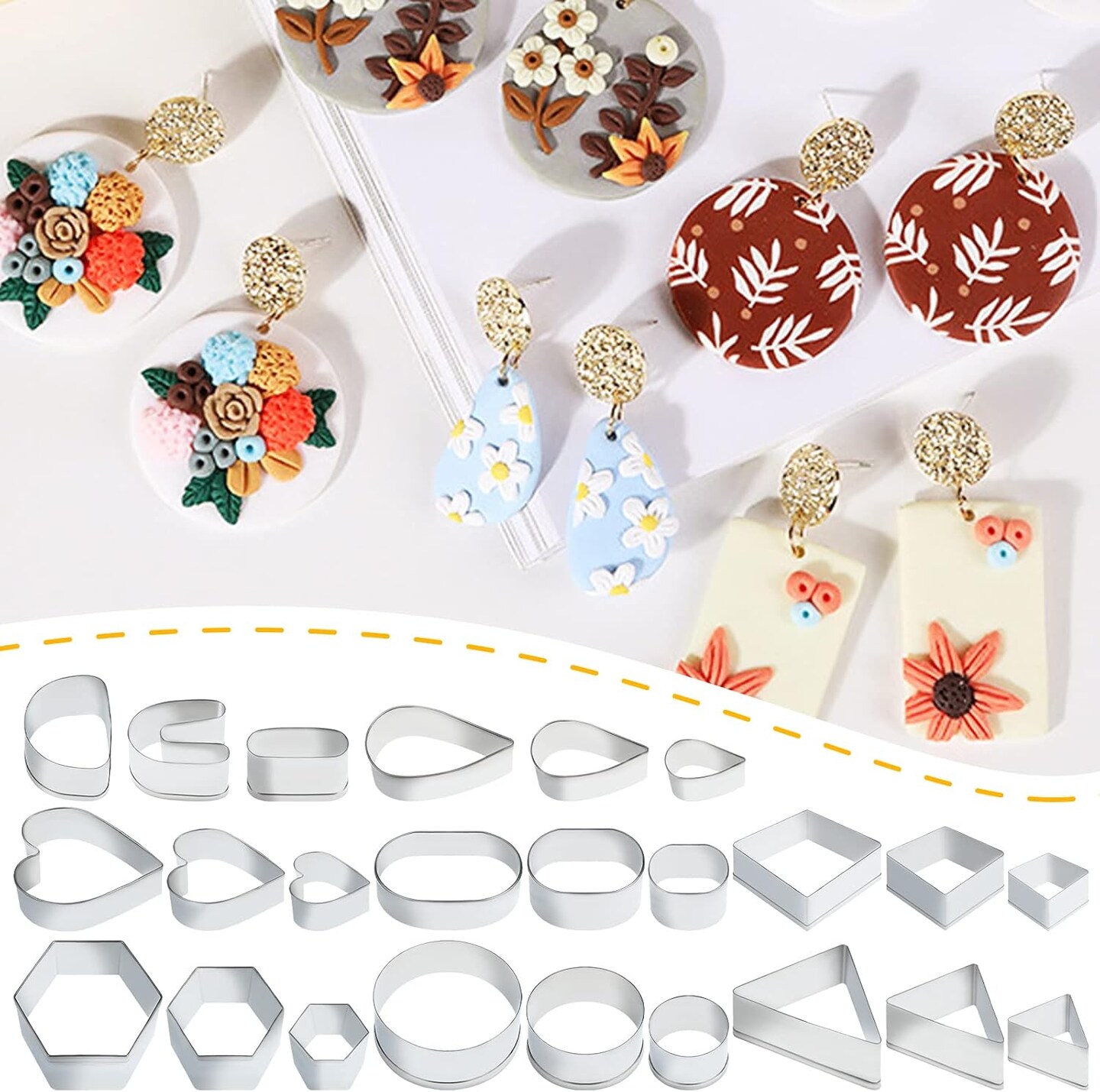 Polymer Clay Roller Set - Clay Press Machine with Clay Extruder Tool Kit