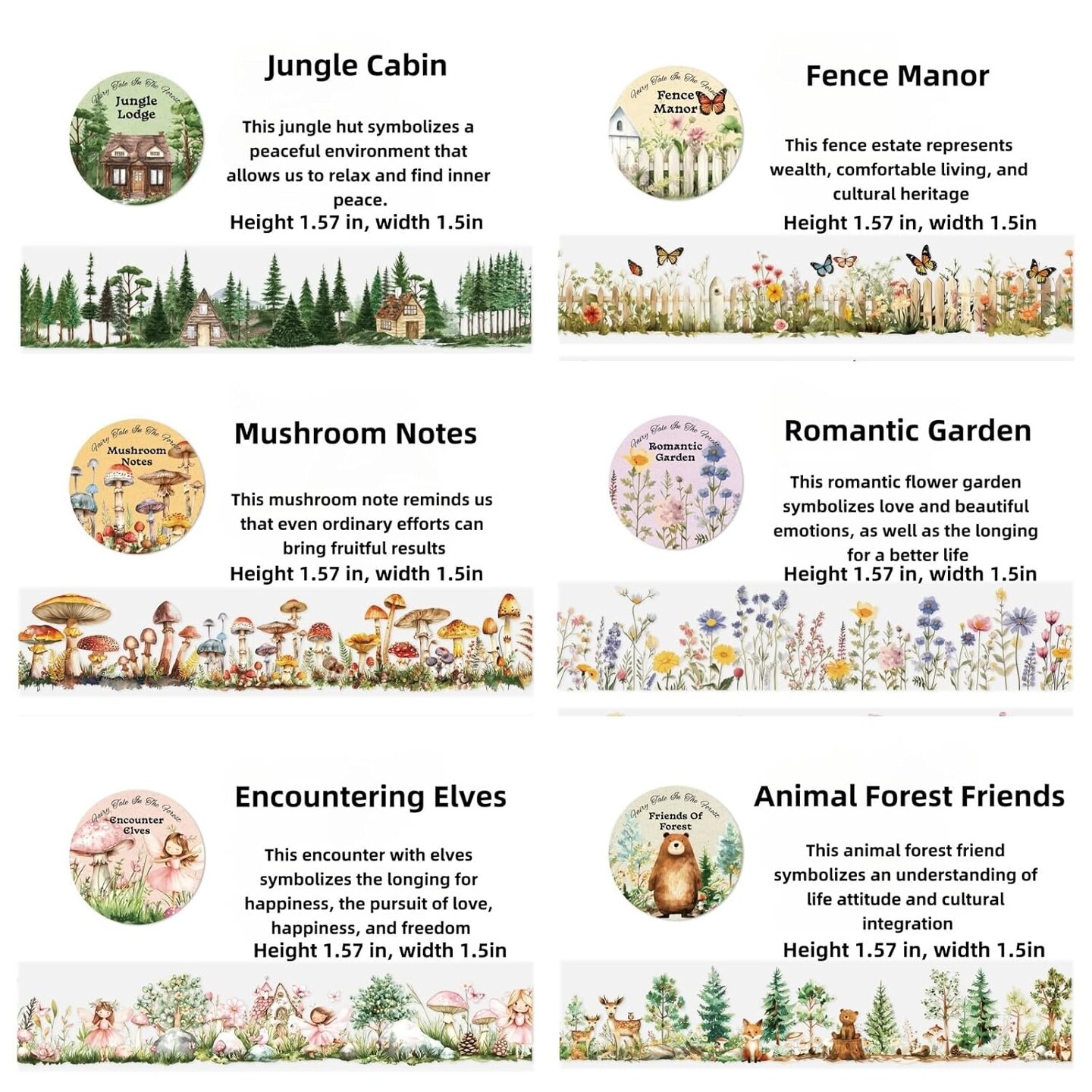 6-Roll Pack of Pet Tape