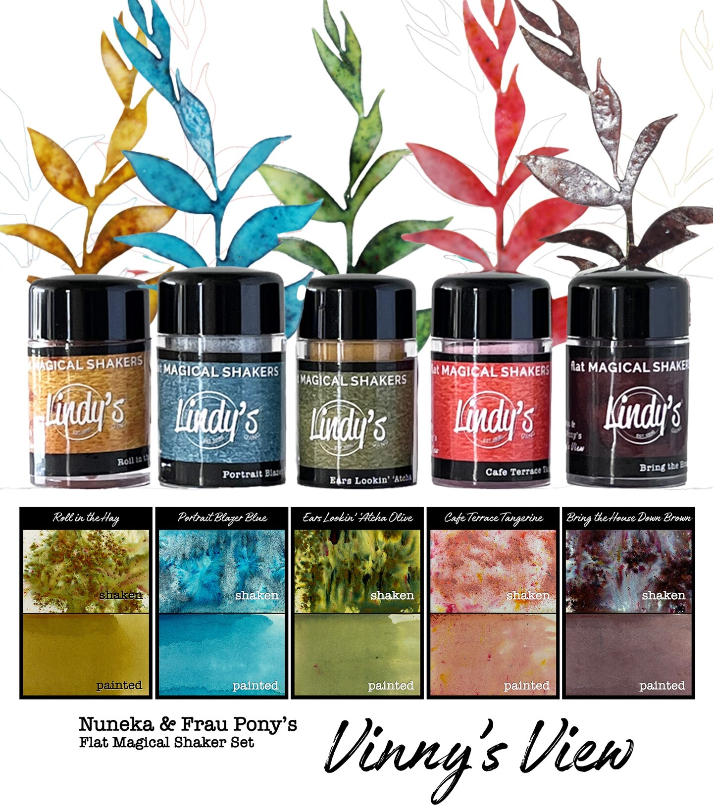 Lindy's Stamp Gang Magical Shaker 2.0 Set 15/PKg-Painter's Palette