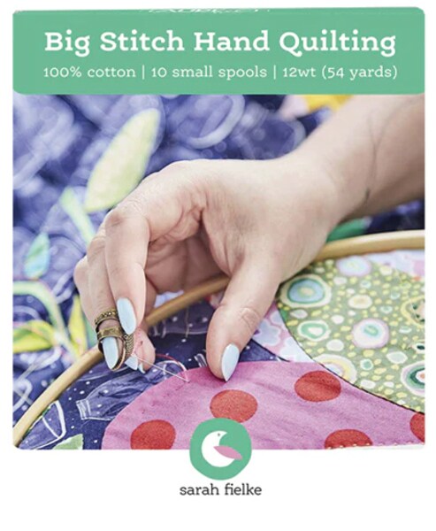 Aurifil Big Stitch Hand Quilting Thread Set by Sarah Fielke | (10 12wt Cotton Small Spools.)