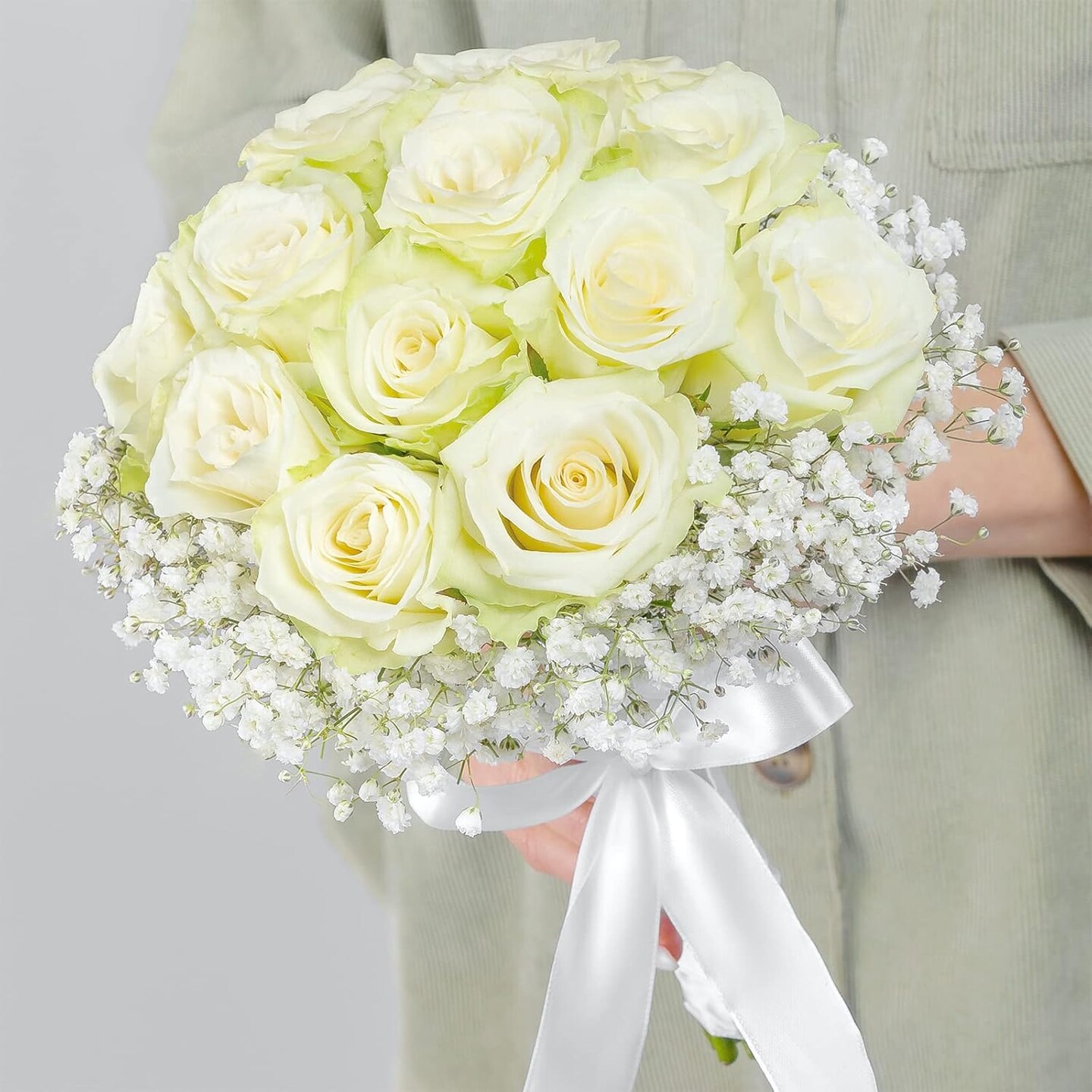 12Pcs Fake White Babys Breath Artificial Flowers